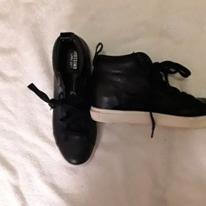 Massimo leather high top shoes